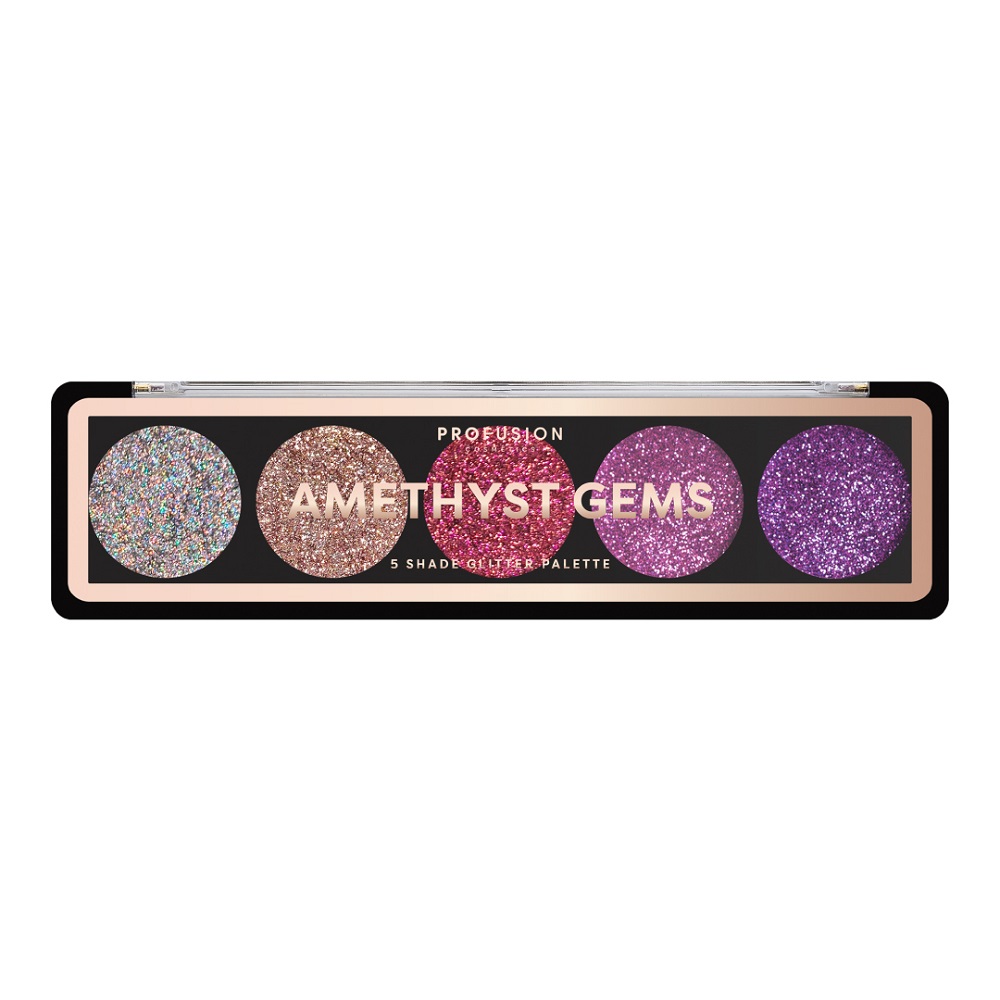 Amethyst Gems Paleta Očných Tieňov 5 Očných Tieňov