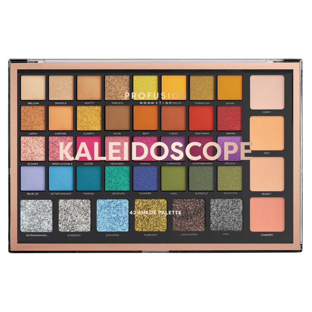 Kaleidoscope Paleta Očných Tieňov 42 Očných Tieňov