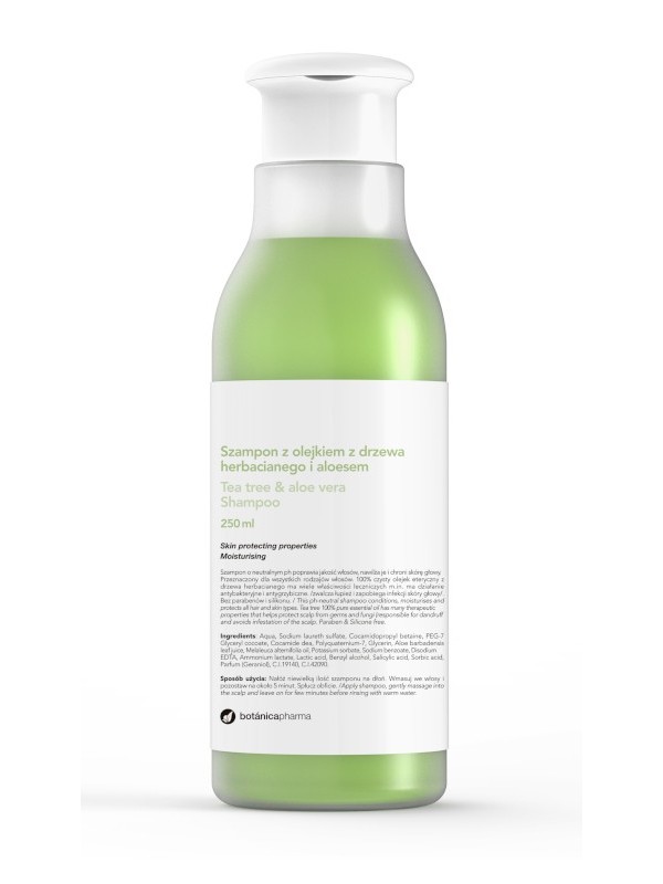 Tea Tree & Aloe Vera Shampoo Szampon Z Olejkiem Z Drzewa Herbacianego I Aloesem