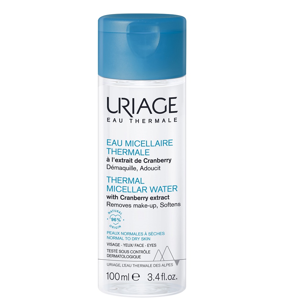 URIAGE, Termálna micelárna voda micelárna voda s výťažkom z brusníc na normálnu a suchú pleť 100 ml