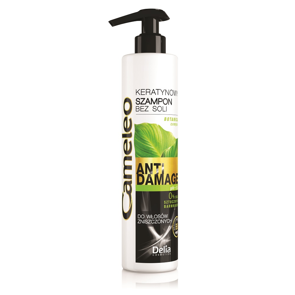 Delia Cameleo šampón keratínový na poškodené vlasy 250 ml