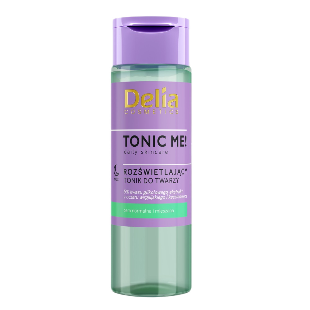 Delia Cosmetics Tonic Me! rozjasňujúce tonikum na noc 200 ml