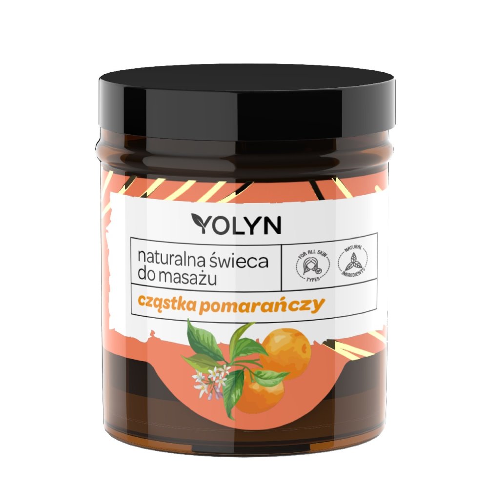 Prírodná Masážna Sviečka Orange Particle 120ml