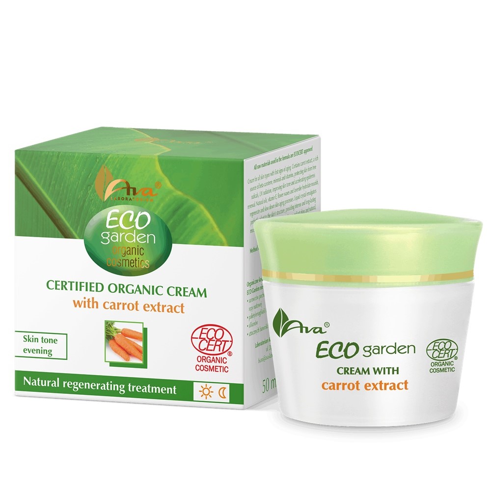 Eco Garden Certyfikowany Organiczny Krem Z Ekstraktem Z Marchwi 30+