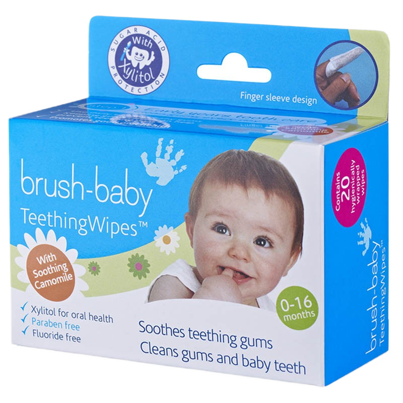 TeethingWipes Gaziki Higieniczne Z Rumiankiem Dla Dzieci 0-16m 20szt.