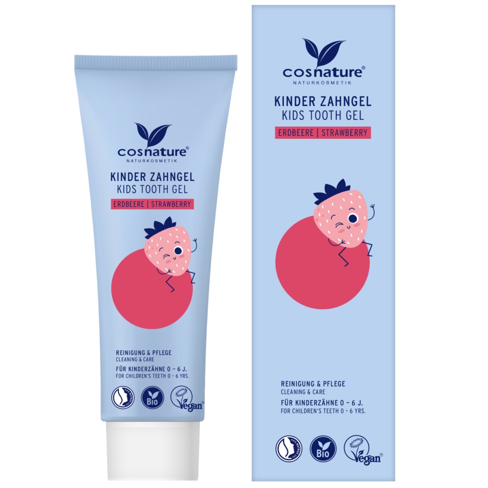 Kids Tooth Gel Detský Zubný Gél S Jahodovou Príchuťou 75 Ml