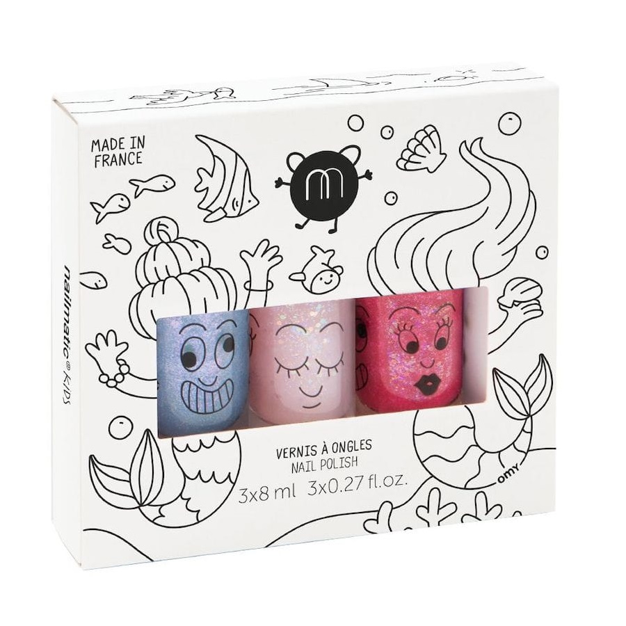 Kids Mermaid Nail Polish Kids Mermaid D Sada Lakov Na Nechty 3x8 Ml