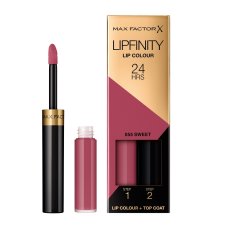 Max Factor Lipfinity Lip Colour dvoufázová dlouhotrvající tekutá rtěnka 55 sladká