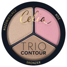 Celia Trio Contour sada pudrů pro konturování obličeje 01