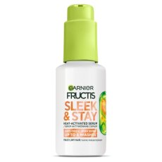 Garnier Fructis Keratin Sleek &amp; Stay sérum pro suché a krepaté vlasy 50ml