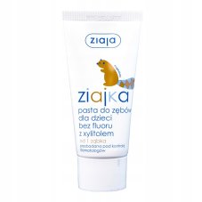 Ziaja Ziajka pasta do zębów dla dzieci bez fluoru z xylitolem 50ml