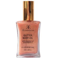 Etoneese Suchý tělový olej se zlatými částečkami Glow Rose 50ml