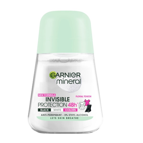 Garnier, Mineral Invisible Protection Floral Touch antyperspirant w kulce 50ml