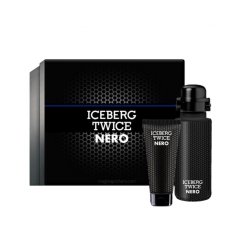 Iceberg, Twice Nero zestaw woda toaletowa spray 125ml + żel pod prysznic 100ml