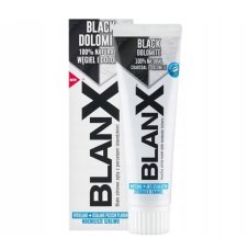 BlanX Black Dolomite bělicí zubní pasta s aktivním uhlím 75 ml