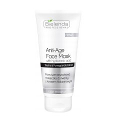 Bielenda Professional, Anti-Age Face Mask przeciwzmarszczkowa maseczka do twarzy z kwasem hialuronowym 175ml