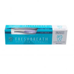 Beauty Formulas, Freshbreath Whitening Toothpaste wybielająca pasta do zębów 100ml + szczoteczka do zębów