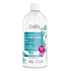 Delia, Oczyszczający płyn micelarny 3w1 750ml