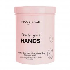 Peggy Sage, Beauty Expert Hands ochranný krém na ruky a nechty s bambuckým maslom 300 ml