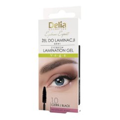 Delia, Eyebrow Expert gél na laminovanie obočia Black 4ml