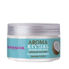 Dermacol, Aroma Ritual Relaxačný telový peeling Brazílsky kokos 200g