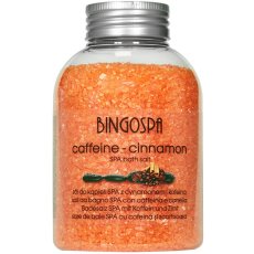 BINGO SPA_Anticelulitídna soľ do kúpeľa Kofeín a škorica 600g