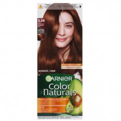 Garnier, Color Naturals odżywcza farba do włosów 5.34 Złocisty Kasztanowy Brąz