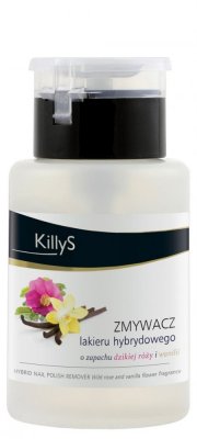 KillyS, Hybridná pumpička na odlakovanie nechtov Wild Rose & Vanilla 150ml