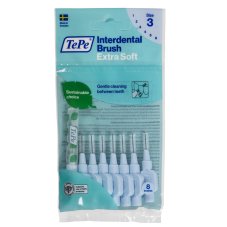 TePe, Extra mäkké medzizubné kefky 0,6 mm svetlomodré 8 ks