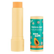 ECOSOFT, Kokosový krém na rty Lippy Day Papaya 4,8 g
