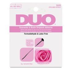Ardell, Duo lepidlo na řasy Rosewater &amp; Biotin Striplash Adhesive Lash Glue Dark 5g