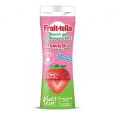 Ovocná tělová voda, sprchový gel a šampon 2v1 Strawberry 300ml
