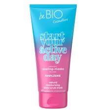 BeBio Ewa Chodakowska Start Your Active Day Shower Gel/Scrub-Mask Začni svoj aktívny deň prírodný telový peeling-maska hydratácia 200ml