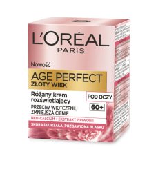 L'Oréal Paris, Age Perfect Złoty Wiek 60+ różany krem rozświetlający pod oczy 15ml