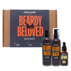 MenRock, Beardy Beloved Zklidňující šampon na vousy Oak Moss 100ml + Balzám na vousy 100ml + Olej na vousy 30ml