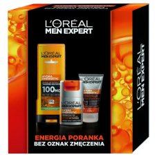 L'Oreal Paris Zestawy dla mężczyzn Men Expert Hydra Energetic set sprchový gel 400ml + hydratační krém 50ml + mycí gel na obličej 100ml