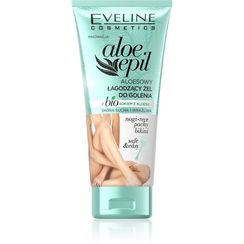 Eveline Cosmetics, Aloe Epil upokojujúci gél na holenie s aloe 175 ml