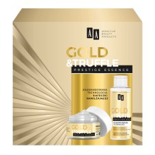 AA Gold & Truffles Prestige Essence 65+ hloubkově regenerační krémová sada 50ml + jemné odličovací mléko 150ml