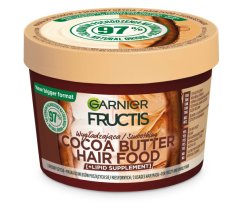 Garnier, Fructis Cocoa Butter Hair Food vyhladzujúca maska na kučeravé a nepoddajné vlasy 400 ml