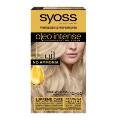 Syoss, Oleo Intense permanentná farba na vlasy s olejmi 10-50 Popolová blond