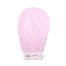Sister Young Nova Exfoliating Glove exfoliačný telový peeling Ružová rukavica