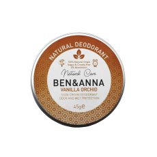 Ben&amp;Anna, přírodní deodorant přírodní krémový deodorant v hliníkové plechovce Vanilla Orchid 45g