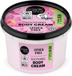 Organic Shop, Soothing Body Cream kojący krem do ciała Lotus & 5 Oils 250ml