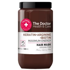 The Doctor, Health & Care maska do włosów wzmacniająca Keratyna + Arginina + Biotyna 946ml