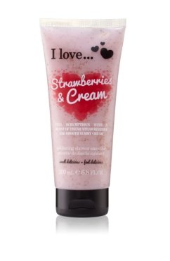 I Love, Exfoliating Shower Smoothie peeling do ciała Strawberries & Cream 200ml