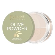 Eveline Cosmetics Olive Powder sypký pudr s výtažkem z olivových listů a semen 8 g