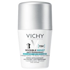 Vichy Invisible Resist 72hodinový antiperspirant v kuličce proti skvrnám na oblečení, 50 ml