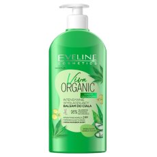 Eveline Cosmetics, Viva Organic intenzívne vyhladzujúce telové mlieko bioAloe + konopný olej 350ml