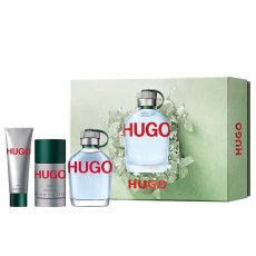 Hugo Boss, Hugo Man zestaw woda toaletowa spray 125ml + dezodorant sztyft 75ml + żel pod prysznic 50ml