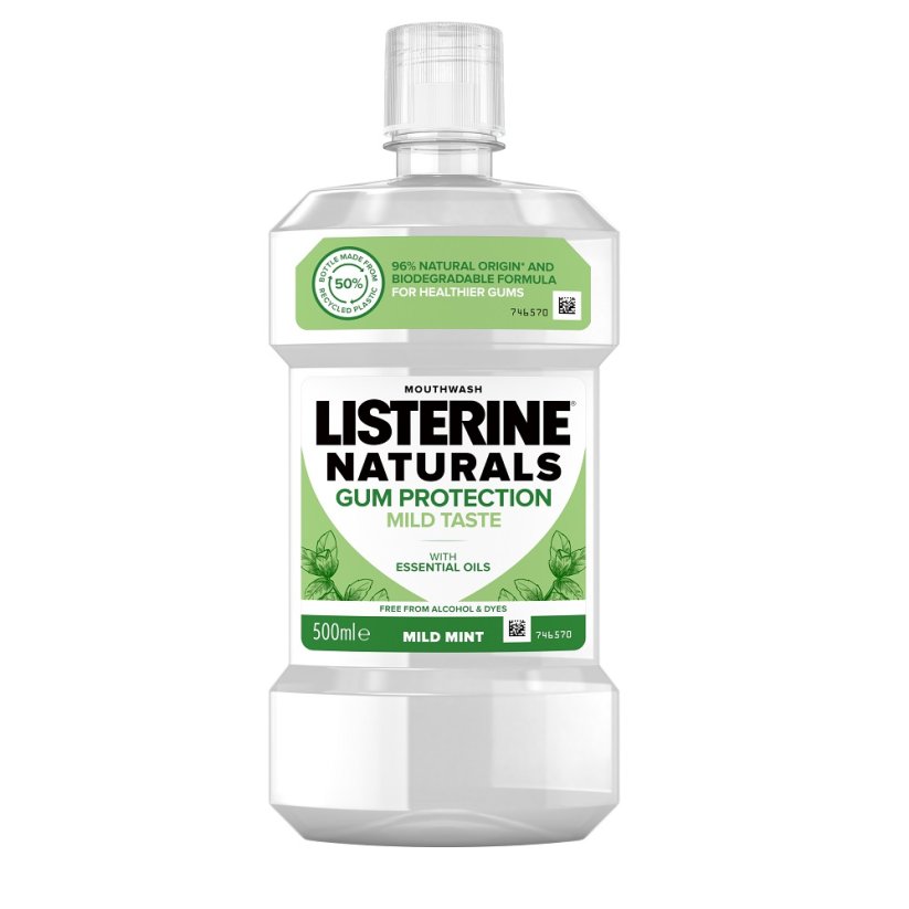 Listerine, Naturals Gum Protect ústna voda 500 ml